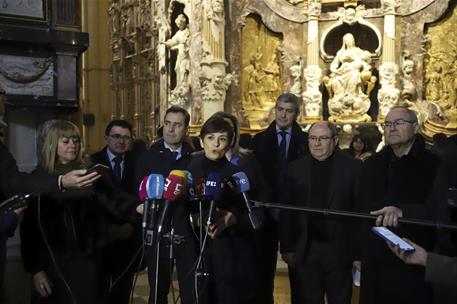 26/01/2023. The Minister for Territorial Policy and Government Spokesperson, Isabel Rodríguez, visits the Cathedral of Toledo. The Minister ...