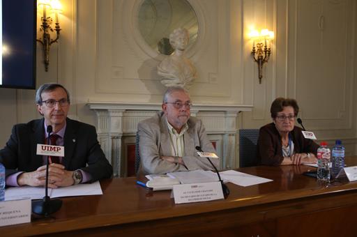 El secretario de Estado de la Seguridad Social, Octavio Granado, durante la inauguración del curso IUMP