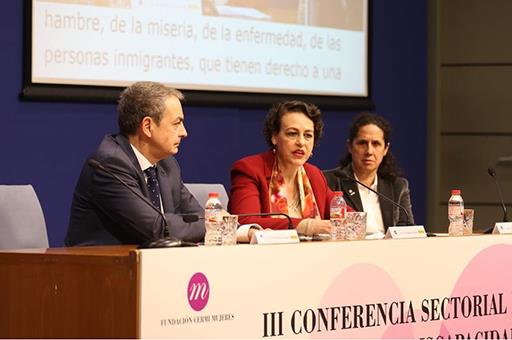 Magdalena Valerio interviene en la III Conferencia Sectorial de Mujeres con Discapacidad