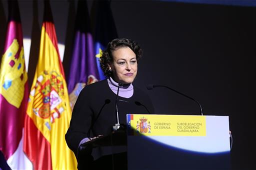 Valerio durante el Acto Institucional con motivo del Día Internacional para la Eliminación de la Violencia contra las Mujeres