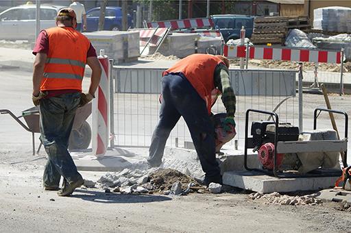 Obreros trabajando