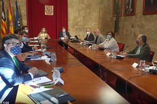 Imagen de la reunión de la Comisión de Seguimiento Tripartita Laboral