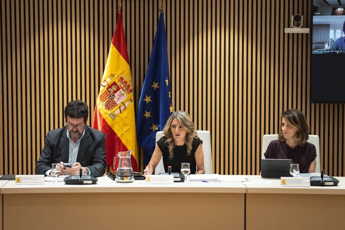 Yolanda Díaz en la LXXXVII Conferencia sectorial de Empleo y Asuntos Laborales