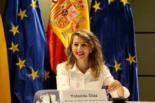 La ministra de Trabajo y Economía Social, Yolanda Díaz