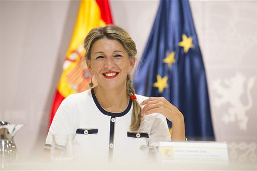 La vicepresidenta y ministra de Trabajo y Economía Social, Yolanda Díaz. 