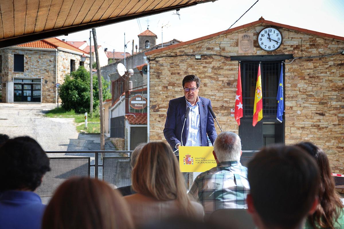 El ministro en el evento