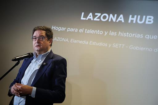 El ministro para la Transformación Digital y de la Función Pública, Óscar López, en la presentación del proyecto