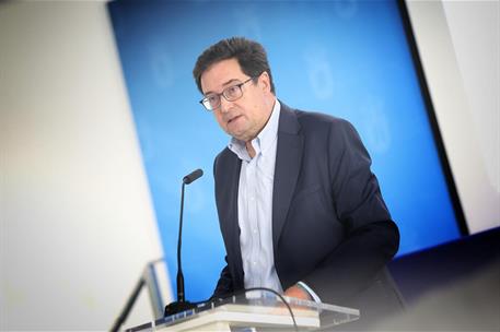El ministro para la Transformación Digital y de la Función Pública, Óscar López, durante su intervención en la inauguración del 