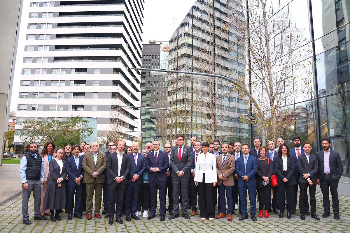 Foto de familia del acto