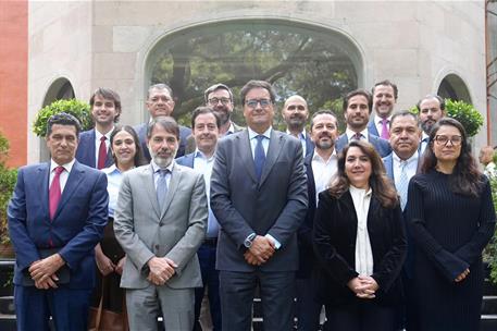 3/09/2026. Spanish and Mexican technology companies. The Minister for Digital Transformation and Civil Service, Oscar López, with representa...