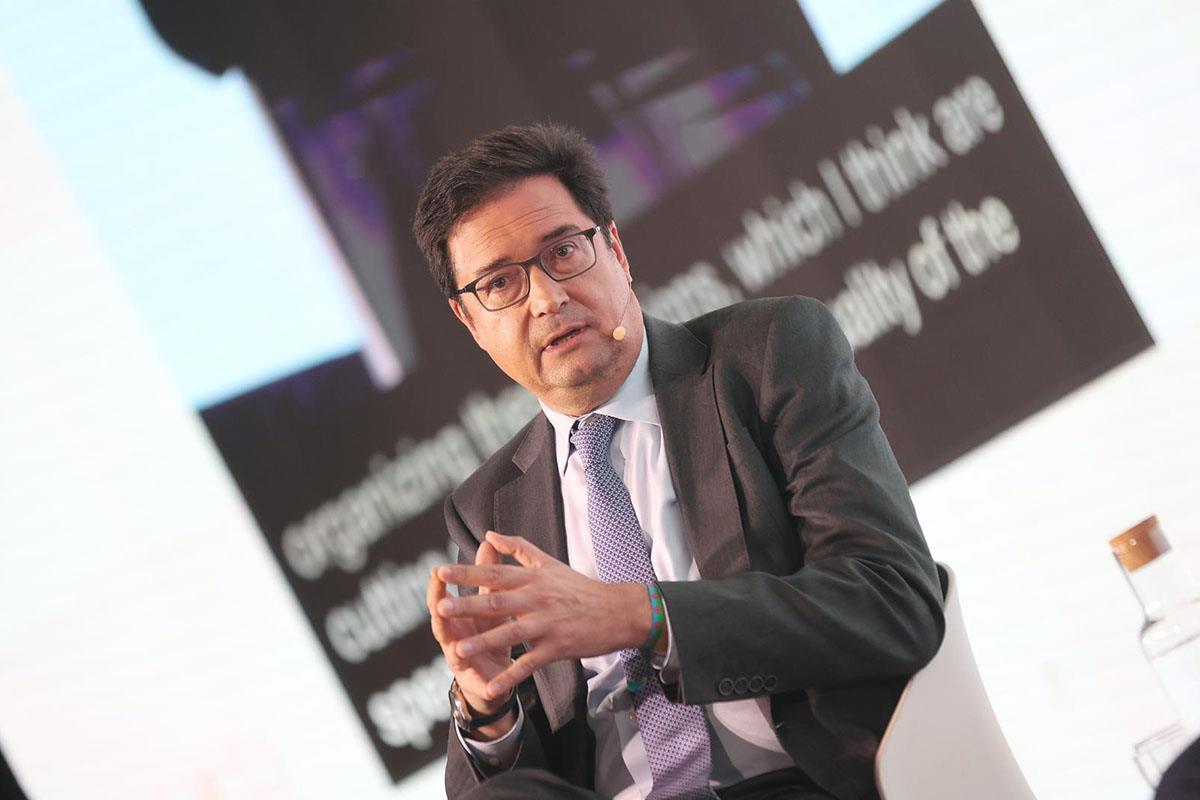 ​El ministro para la Transformación Digital y de la Función Pública, Óscar López, durante su intervención 