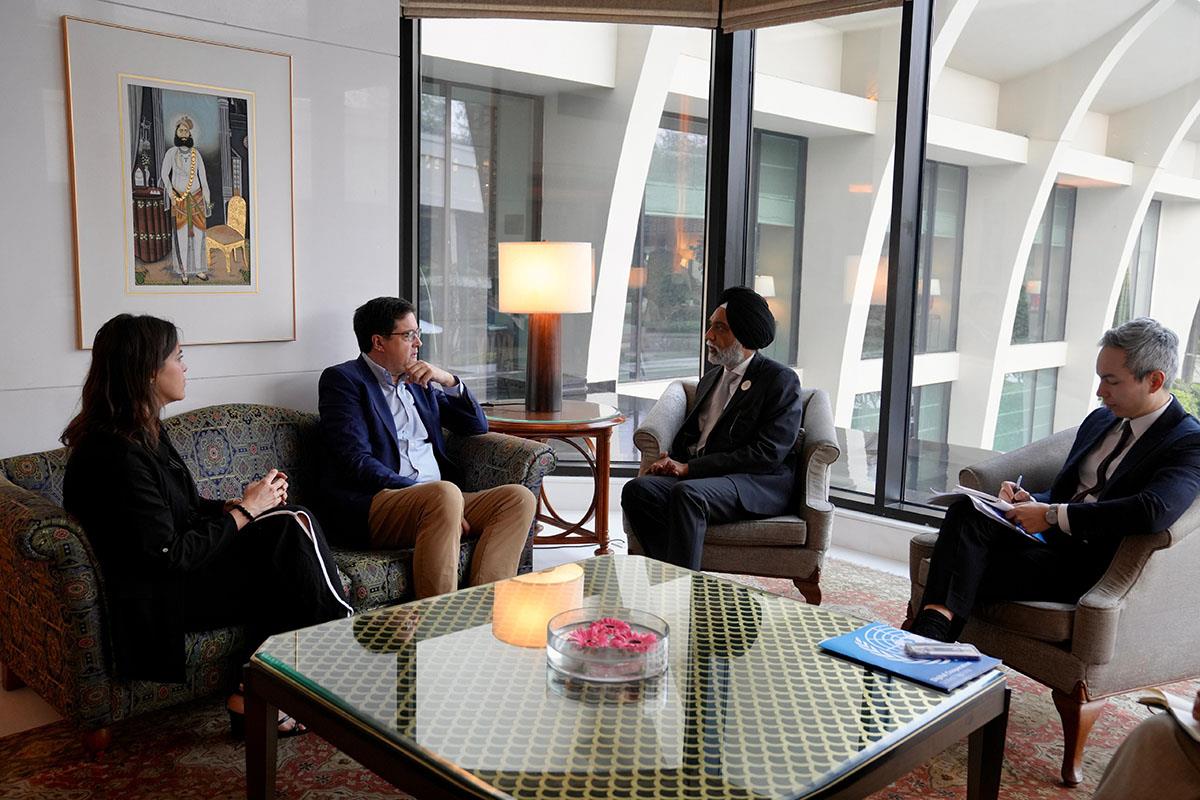 Reunión de Óscar López en India en el marco de la Global AI Impact Summit 2026