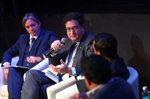 El ministro en su intervención