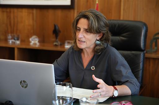 La vicepresidenta cuarta y ministra para la Transición Ecológica y el Reto Demográfico, Teresa Ribera