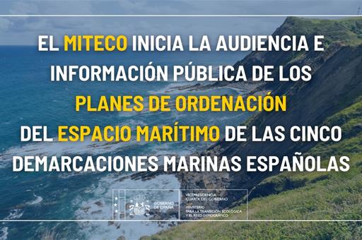 Planes de ordenación del espacio marítimo de las cinco demarcaciones marinas españolas