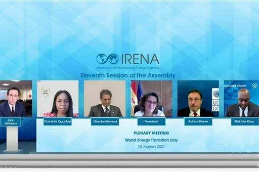 La vicepresidenta Ribera en la XI Asamblea de IRENA