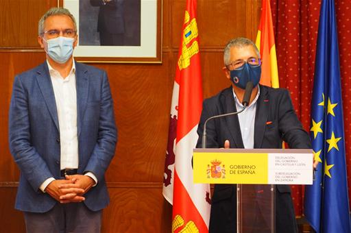 Hugo Morán junto a Javier Izquierdo