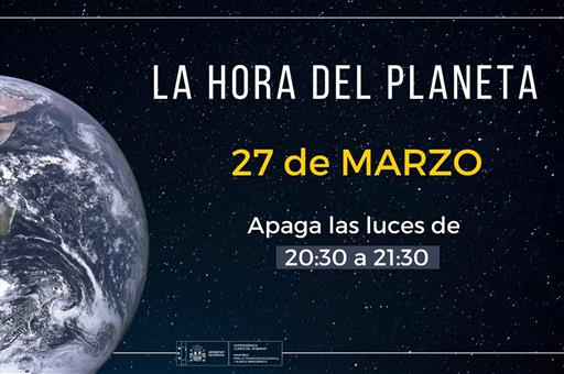 Cartel de La hora del planeta