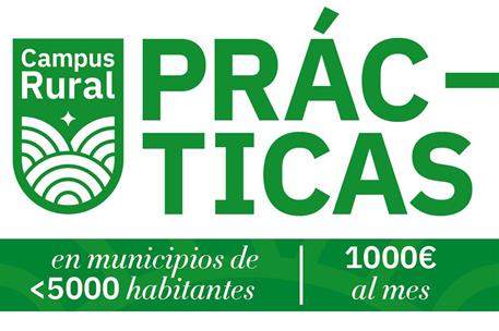 Cartel del Programa Campus Rural. Prácticas universitarias en entornos rurales
