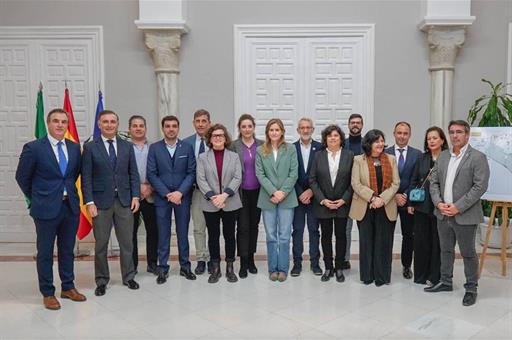 La ministra en la foto de familia