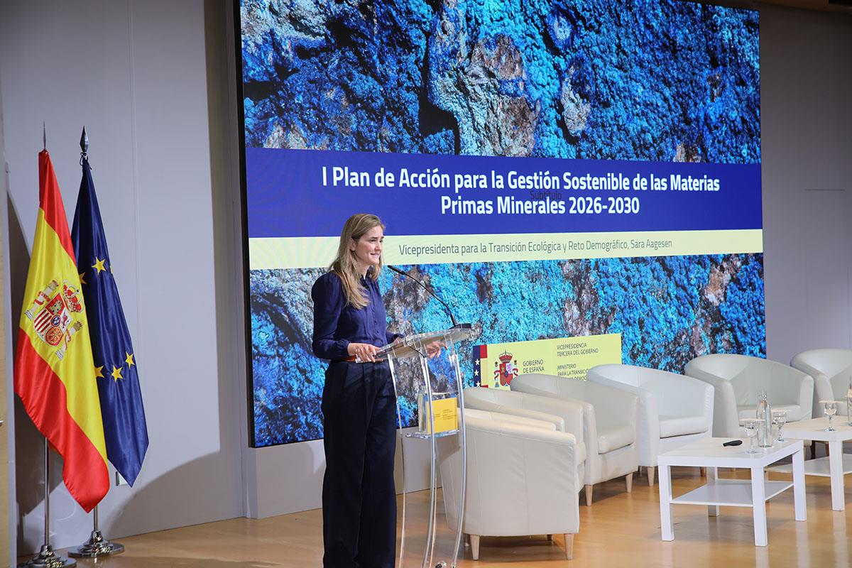 La vicepresidenta del Gobierno y ministra para la Transición Ecológica y el Reto Demográfico, Sara Aagesen.