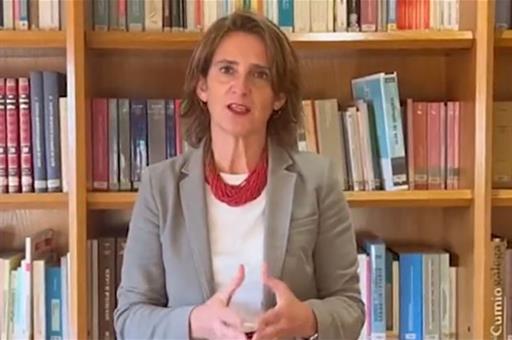  La vicepresidenta y ministra para la Transición Ecológica y el reto Demográfico, Teresa Ribera