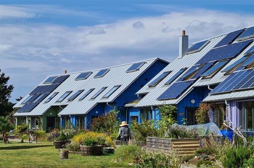Paneles solares en viviendas