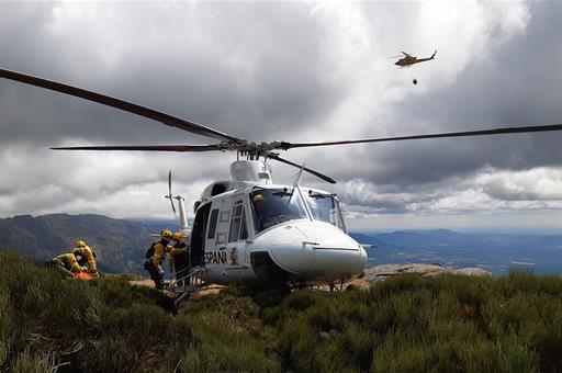 Medios aéreos contra incendios forestales