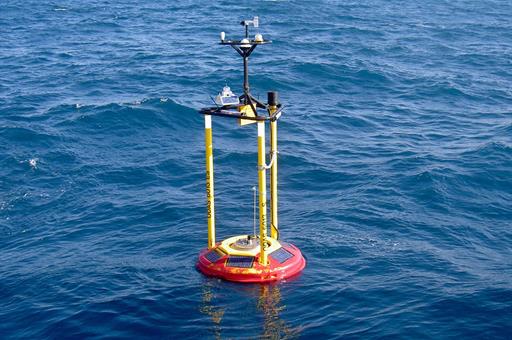 Boya de medición de la temperatura del mar 