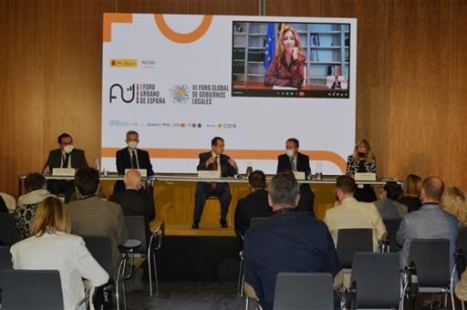 Un momento del acto de constitución del Foro Local de la Agenda Urbana española