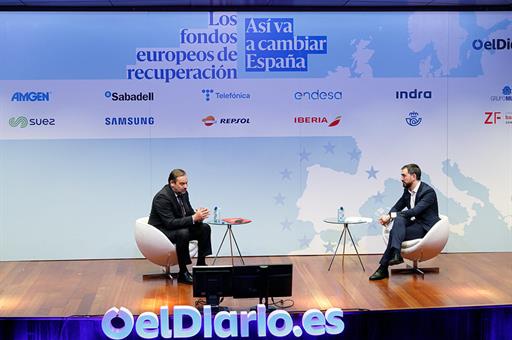 El ministro José Luis Ábalos durante su intervención