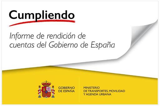 Portada del informe de rendición de cuentas del Gobierno de España