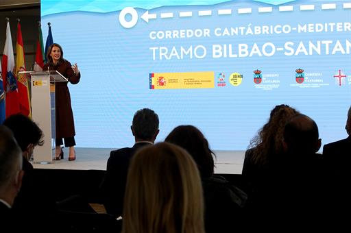 La ministra Raquel Sánchez durante la presentación