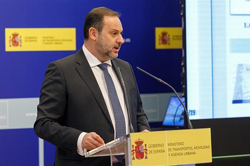 17/12/2020. El ministro de Transportes, Movilidad y Agenda Urbana, José Luis Ábalos