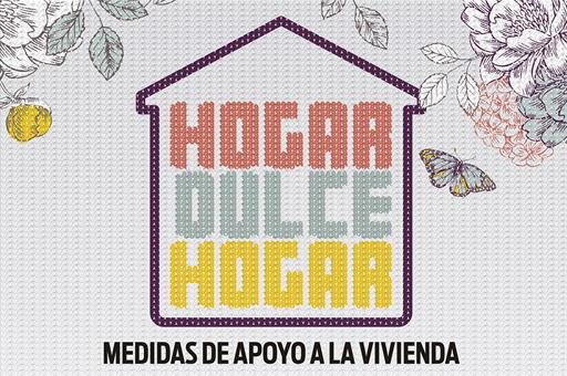 Cartel de la campaña sobre las medidas de apoyo a la vivienda