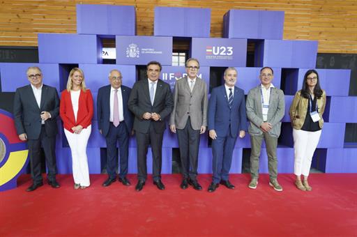 14/09/2023. 2nd Forum of European University Alliances. The acting Minister for Universities, Joan Subirats, at the 2nd Forum of European Un...