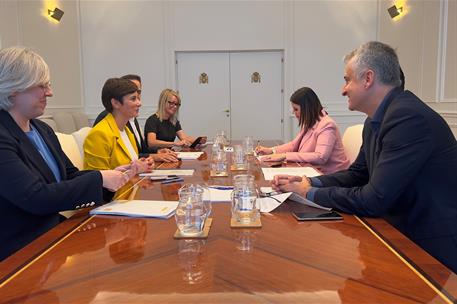 Isabel Rodriguez en reunión con consejero de Fomento e Infraestructuras de la Región de Murcia