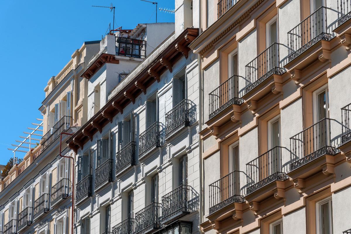 Edificio de viviendas ubicado en Madrid