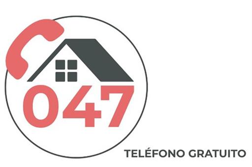 047, teléfono gratuito de atención ciudadana por el derecho a la vivienda.